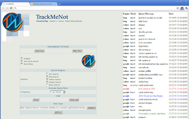 TrackMeNot chrome谷歌浏览器插件_扩展第1张截图