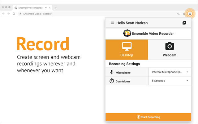 Ensemble Video Recorder chrome谷歌浏览器插件_扩展第1张截图
