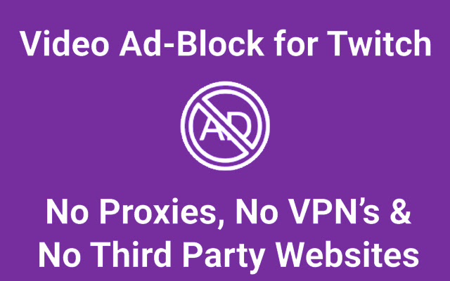 Video Ad-Block, for Twitch chrome谷歌浏览器插件_扩展第1张截图