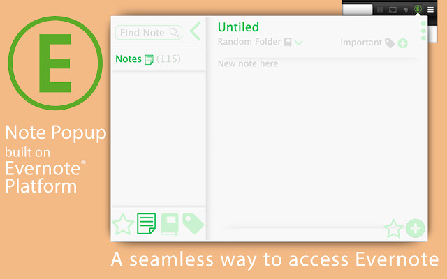 Note Popup on Evernote® Platform chrome谷歌浏览器插件_扩展第1张截图