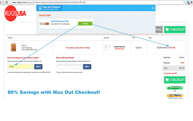 Max Out Checkout chrome谷歌浏览器插件_扩展第3张截图