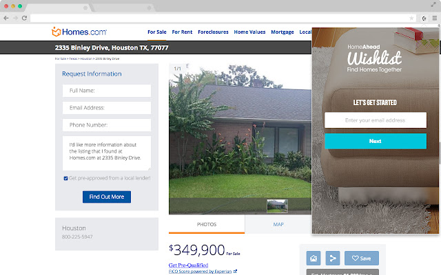 HomeAhead Wishlist - Find homes together chrome谷歌浏览器插件_扩展第5张截图