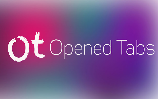 OpenedTabs chrome谷歌浏览器插件_扩展第5张截图