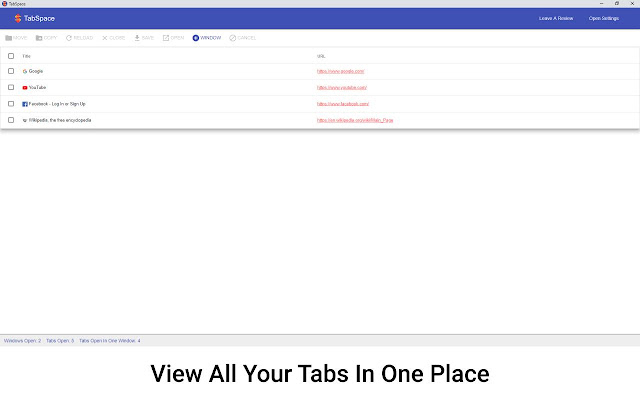 TabSpace - The Robust Tab Manager chrome谷歌浏览器插件_扩展第1张截图