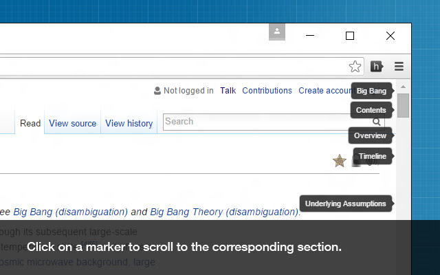 Scrollbar of Contents chrome谷歌浏览器插件_扩展第1张截图
