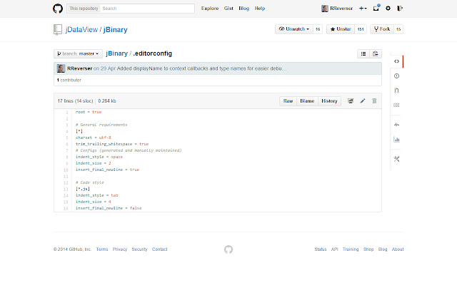 GitHub EditorConfig chrome谷歌浏览器插件_扩展第1张截图