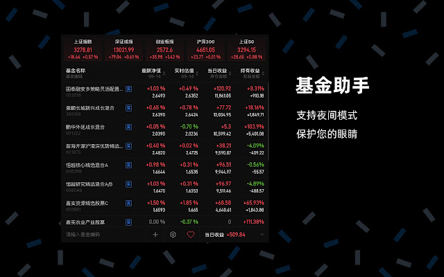 小基助手 - 时刻关注你的基金 chrome谷歌浏览器插件_扩展第4张截图