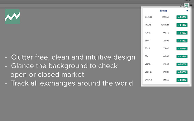Stockly - Track Stocks, MFs, ETFs and Bonds chrome谷歌浏览器插件_扩展第2张截图