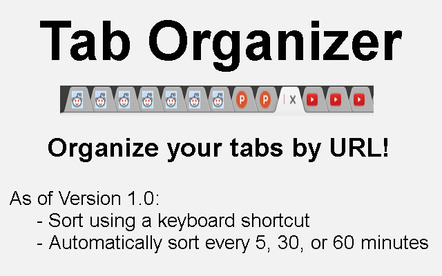 Tab Organizer chrome谷歌浏览器插件_扩展第1张截图