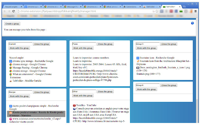 TabsFolder chrome谷歌浏览器插件_扩展第1张截图