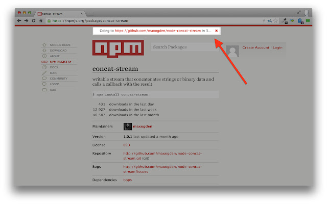 npm home chrome谷歌浏览器插件_扩展第1张截图