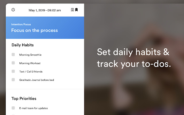 PurposeTab: Your daily focus on each new tab chrome谷歌浏览器插件_扩展第2张截图