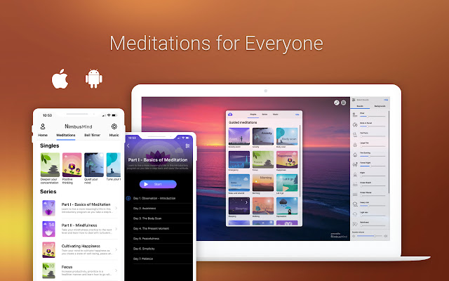 NimbusMind: Meditation, Relax, and Calm chrome谷歌浏览器插件_扩展第1张截图