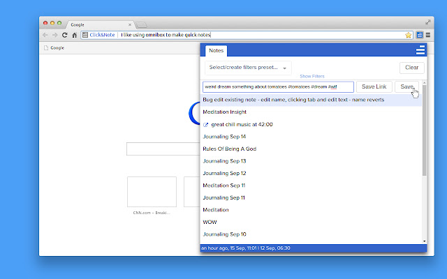 Click&Note - Notes Vault chrome谷歌浏览器插件_扩展第3张截图