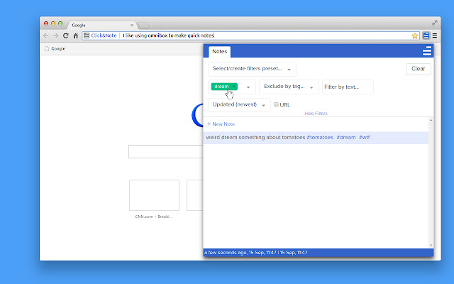Click&Note - Notes Vault chrome谷歌浏览器插件_扩展第5张截图
