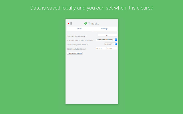 Timebite - Online wasted time tracker chrome谷歌浏览器插件_扩展第2张截图