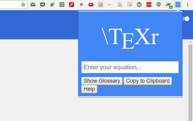 TeXr chrome谷歌浏览器插件_扩展第1张截图