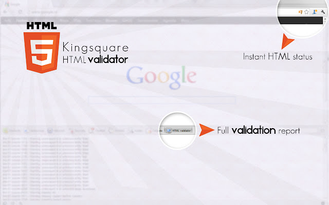 Kingsquare HTML Validator chrome谷歌浏览器插件_扩展第1张截图