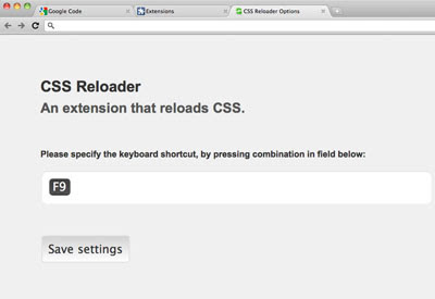 CSS Reloader chrome谷歌浏览器插件_扩展第1张截图