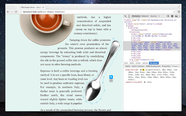 CSS Shapes Editor chrome谷歌浏览器插件_扩展第2张截图