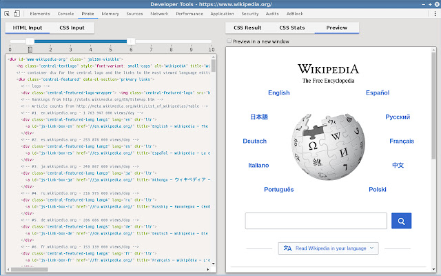 Web Design Pirate chrome谷歌浏览器插件_扩展第2张截图