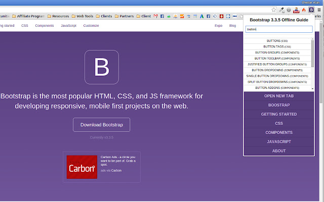 Bootstrap 3.3.x Offline Guide chrome谷歌浏览器插件_扩展第2张截图