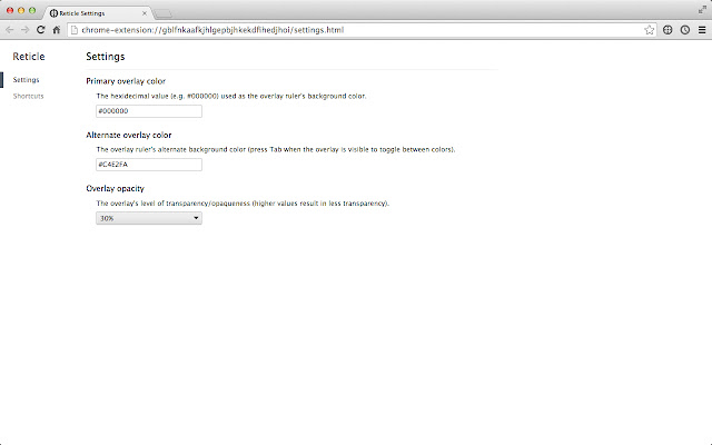 Reticle chrome谷歌浏览器插件_扩展第3张截图