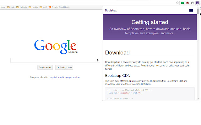 Offline Bootstrap 3 chrome谷歌浏览器插件_扩展第1张截图