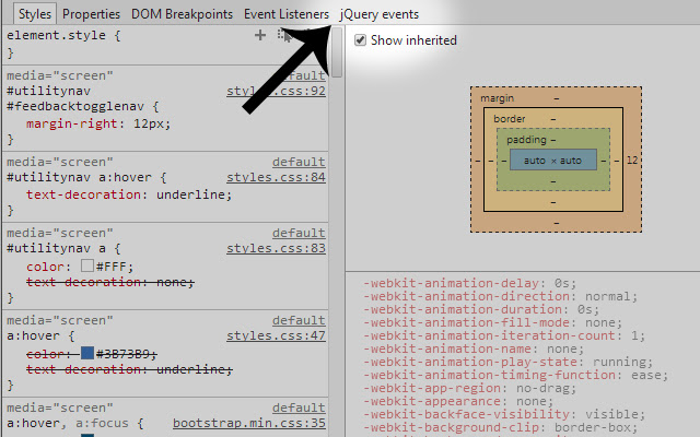 jQuery Inspector chrome谷歌浏览器插件_扩展第2张截图