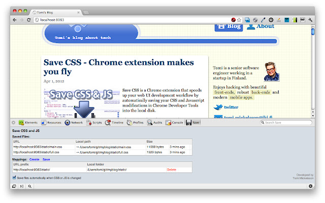 Save CSS chrome谷歌浏览器插件_扩展第1张截图