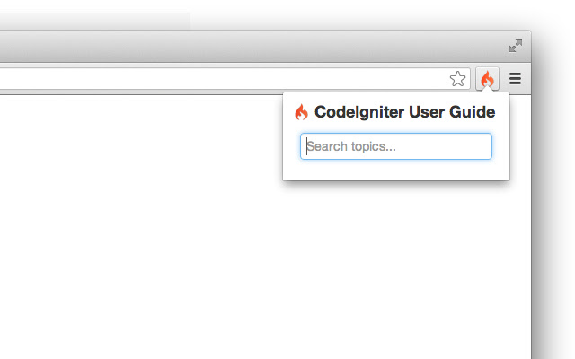 CodeIgniter User Guide for Google Chrome™ chrome谷歌浏览器插件_扩展第1张截图