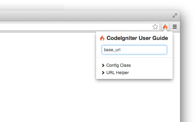 CodeIgniter User Guide for Google Chrome™ chrome谷歌浏览器插件_扩展第2张截图