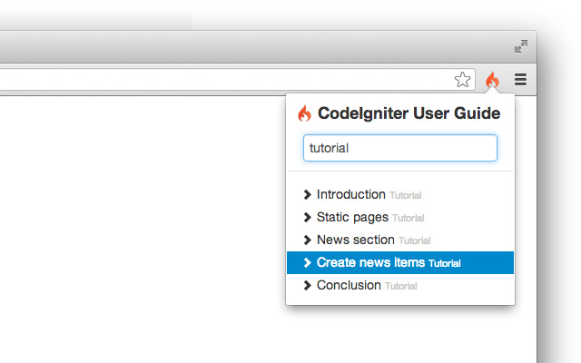 CodeIgniter User Guide for Google Chrome™ chrome谷歌浏览器插件_扩展第3张截图