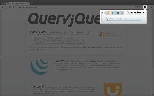 QueryjQuery chrome谷歌浏览器插件_扩展第1张截图