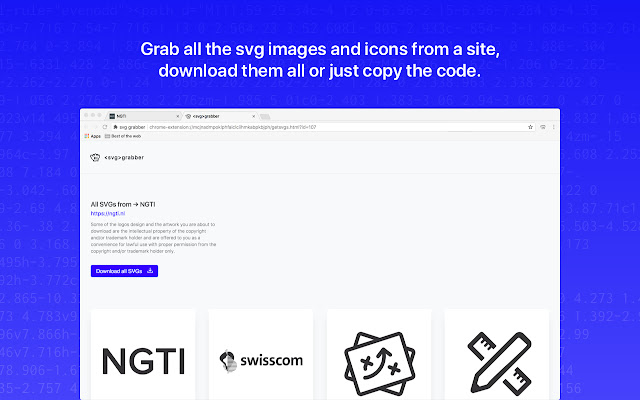 svg-grabber - get all the svg's from a site chrome谷歌浏览器插件_扩展第1张截图