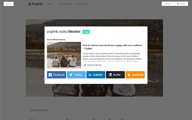 Poplink chrome谷歌浏览器插件_扩展第2张截图