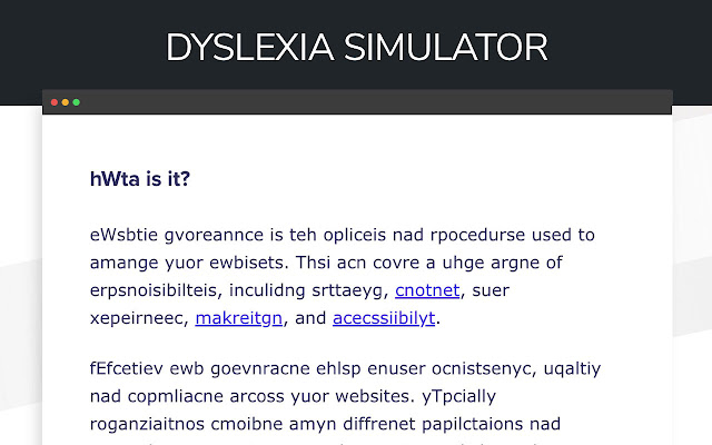 Silktide - website accessibility simulator chrome谷歌浏览器插件_扩展第4张截图
