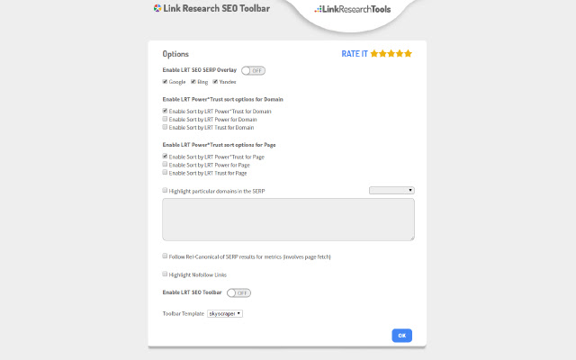 Link Research SEO Toolbar chrome谷歌浏览器插件_扩展第5张截图