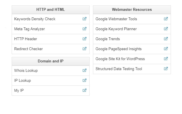 SEO Site Tools, Site Analysis chrome谷歌浏览器插件_扩展第2张截图