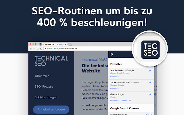 SEO-Dashboard von TechnicalSEO.de chrome谷歌浏览器插件_扩展第1张截图