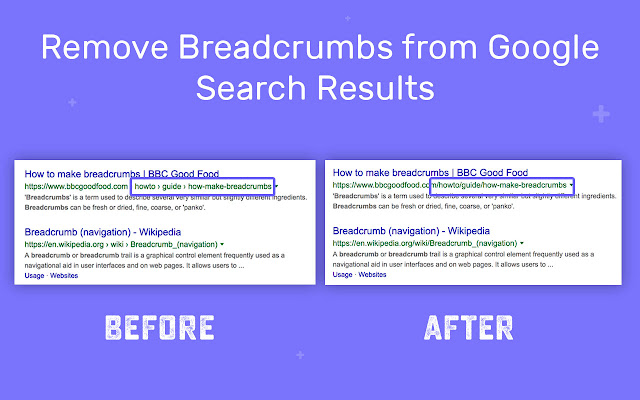 Remove Breadcrumbs chrome谷歌浏览器插件_扩展第1张截图
