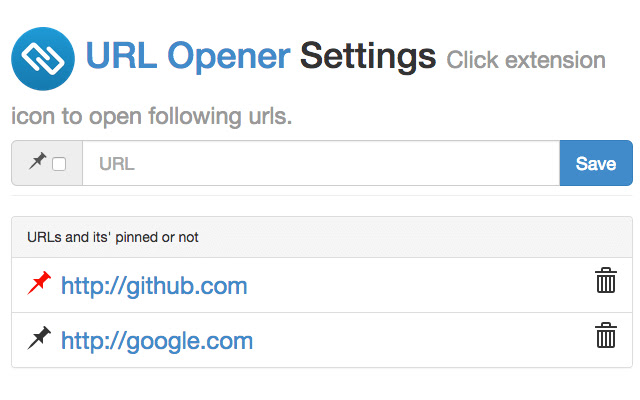 URL opener chrome谷歌浏览器插件_扩展第1张截图