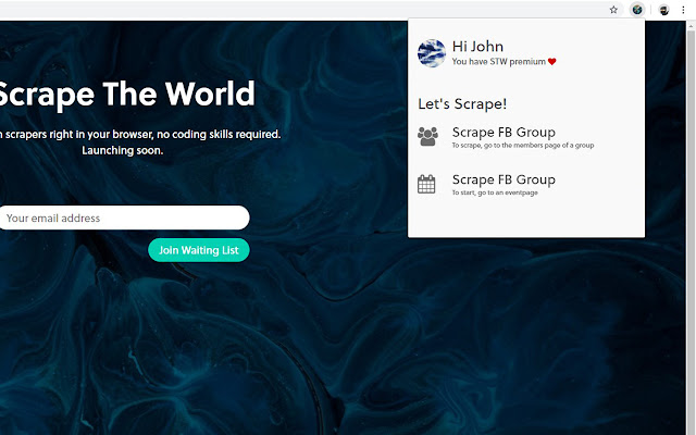 Scrape the World chrome谷歌浏览器插件_扩展第2张截图
