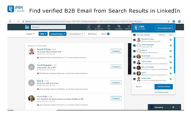 LinkedIn Email Finder – PIPILEADS chrome谷歌浏览器插件_扩展第2张截图