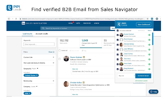 LinkedIn Email Finder – PIPILEADS chrome谷歌浏览器插件_扩展第3张截图