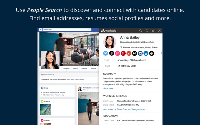 People Search - email and resume finder chrome谷歌浏览器插件_扩展第3张截图