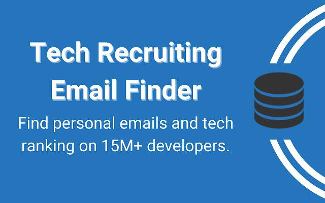 Tech Recruiting Email Finder by developerDB chrome谷歌浏览器插件_扩展第3张截图