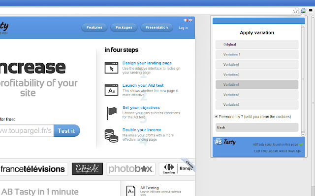 ABTasty chrome谷歌浏览器插件_扩展第3张截图