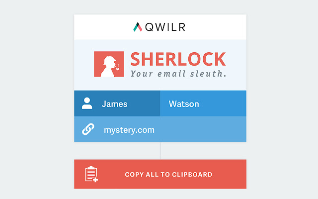 Qwilr Sherlock - Email Finder chrome谷歌浏览器插件_扩展第1张截图