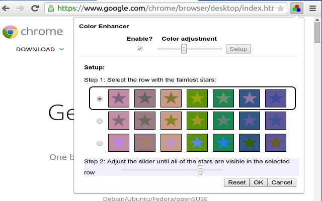 颜色增强工具 chrome谷歌浏览器插件_扩展第1张截图